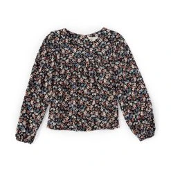 Cheapest ???? Copper Key Big ???? Girls 7-16 Floral Long Sleeve Top Onyx Multi ????