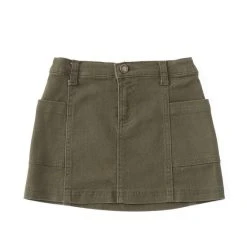 Deals ???? Copper Key Little ???? Girls 2T-6X Side Pocket ???? Skirt Red ✔️