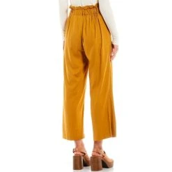 Cheapest ???? Copper Key Paperbag Waist Wide Leg Cropped Twill Pants Olive ⌛ -Copper Key Shop unnamed file 1789