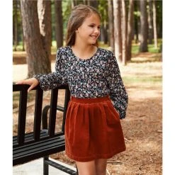 Budget ✨ Copper Key Big ???? Girls 7-16 Pleated ???? Skirt Red ???? -Copper Key Shop unnamed file 1793