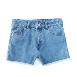 Best Pirce ???? Copper Key Big ???? Girls 7-16 Frayed Hem Denim Shorts Medium Wash ????