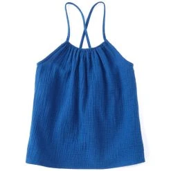 Best deal ???? Copper Key Big ???? Girls 7-16 Lace-Up Back Gauze Tank Top Red ????