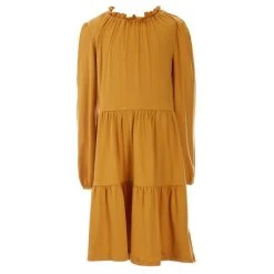 Flash Sale ???? Copper Key Big ???? Girls 7-16 Long Sleeve Tiered Knit ???? Dress Pink ❤️ -Copper Key Shop unnamed file 1844