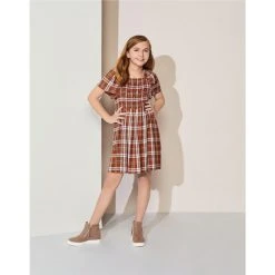 New ✨ Copper Key Big ???? Girls 7-16 Plaid Flutter Sleeve ???? Dress Rust Multi ???? 5 New ✨ Copper Key Big ???? Girls 7-16 Plaid Flutter Sleeve ???? Dress Rust Multi ???? -Copper Key Shop unnamed file 1883