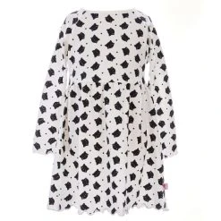 Hot Sale ???? Copper Key Little ???? Girls 2T-6X Cat ???? Dress White ????