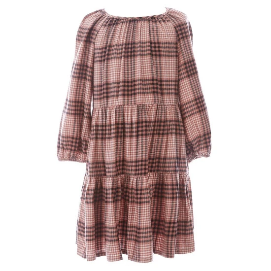 Discount ???? Copper Key Big ???? Girls 7-16 Tiered Plaid ???? Dress Pink Multi ⌛ 1 Discount ???? Copper Key Big ???? Girls 7-16 Tiered Plaid ???? Dress Pink Multi ⌛