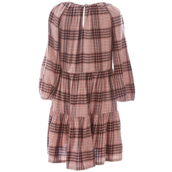 Discount ???? Copper Key Big ???? Girls 7-16 Tiered Plaid ???? Dress Pink Multi ⌛ 2 Discount ???? Copper Key Big ???? Girls 7-16 Tiered Plaid ???? Dress Pink Multi ⌛ - Image 2