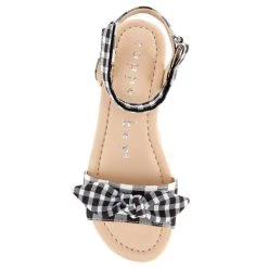 Wholesale ???? Copper Key ???? Girls' Dearisst Eyelet Bow Gingham Flatform Wedges (Toddler) Black/white ???? -Copper Key Shop unnamed file 1976