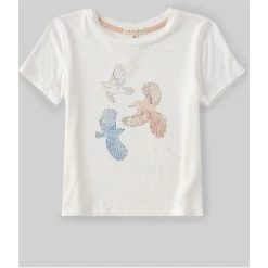 Cheap ???? Copper Key Big ???? Girls 7-16 Bird Tee Ivory ????