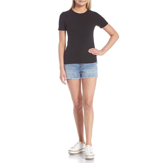 Brand new ???? Copper Key High Rise Button Front Frayed Hem Denim Shorts Medium Stonewash ???? 6 Brand new ???? Copper Key High Rise Button Front Frayed Hem Denim Shorts Medium Stonewash ???? - Image 6