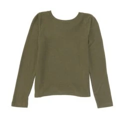 Best Pirce ???? Copper Key Big ???? Girls 7-16 Brushed Long Sleeve Top Olive ???? -Copper Key Shop unnamed file 202
