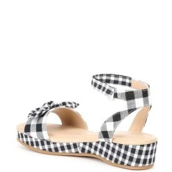 Best reviews of ???? Copper Key ???? Girls' Dearisst Eyelet Bow Gingham Flatform Wedges (Youth) Black/white ???? -Copper Key Shop unnamed file 2044