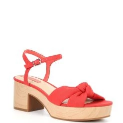 Coupon ???? Copper Key Sunnydays Ankle Strap ???? Sandals Poppy Red ????