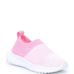 Cheapest ???? Copper Key Adventure Wear ???? Girls' Aktive Washable Slip-On ???? Sneakers (Youth) White/pink ????