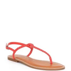 Outlet ???? Copper Key ???? Summerbreak Braided Strap ???? Sandals Dark Papaya ????