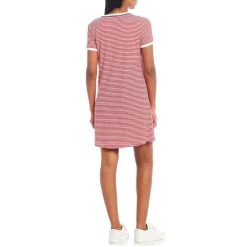 Best deal ❤️ Copper Key Stripe Ribbed Knit T-Shirt ???? Dress Red Multi ❤️ -Copper Key Shop unnamed file 2125