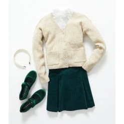 Best deal ⌛ Copper Key Big ???? Girls 7-16 Velvet Pleat Front ???? Skirt Forst ⭐ -Copper Key Shop unnamed file 213