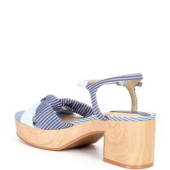 Deals ???? Copper Key Sunnydays Striped Ankle Strap ???? Sandals Blue ???? -Copper Key Shop unnamed file 2150