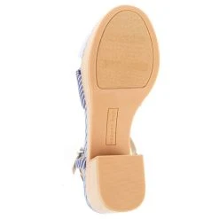Deals ???? Copper Key Sunnydays Striped Ankle Strap ???? Sandals Blue ???? -Copper Key Shop unnamed file 2153