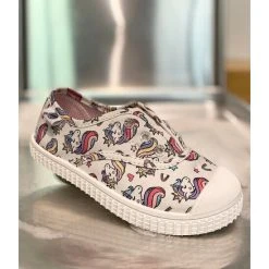 Brand new ???? Copper Key Adventure Wear ???? Girls' Budeee Washable Eyelet Unicorn Print ???? Sneakers (Youth) Unicorn Multi ???? -Copper Key Shop unnamed file 2165