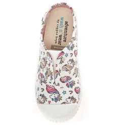 Hot Sale ❤️ Copper Key Adventure Wear ???? Girls' Budeee Washable Eyelet Unicorn Print ???? Sneakers (Toddler) Unicorn Multi ???? -Copper Key Shop unnamed file 2179