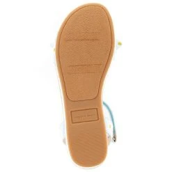 Hot Sale ⌛ Copper Key ???? Girls' Dearisst Eyelet Bow Floral Gingham Flatform Wedges (Toddler) Blue Multi ???? -Copper Key Shop unnamed file 2234