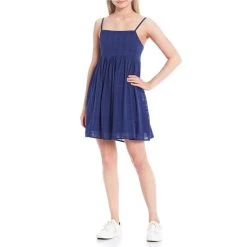 Best deal ⌛ Copper Key Shadow Stripe Tie Back Mini ???? Dress White ????