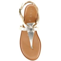 Coupon ???? Copper Key Metallic Sahara Slouch Leather Strappy ???? Sandals Sand Gold ???? -Copper Key Shop unnamed file 2245
