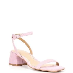 Top 10 ✨ Copper Key Shooting Star Suede Ankle Strap Block Heel ???? Sandals Pink Lemonade ????
