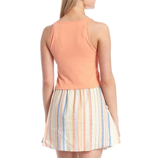 Hot Sale ???? Copper Key Cropped Halter Tank Top Mango ???? 2 Hot Sale ???? Copper Key Cropped Halter Tank Top Mango ???? - Image 2