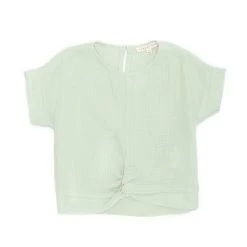 Deals ???? Copper Key Little ???? Girls 2T-6X Gauze Twist Front Natural ✔️