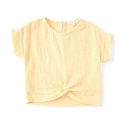 Deals ???? Copper Key Little ???? Girls 2T-6X Gauze Twist Front Natural ✔️ -Copper Key Shop unnamed file 2271