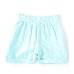 Coupon ???? Copper Key Big ???? Girls 7-16 Gauze Rolled Hem Shorts Turquoise ????