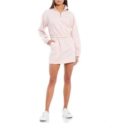 Flash Sale ???? Copper Key Coordinating Paperbag Waist Fleece Lined Mini ???? Skirt Light Pink Mauve ???? -Copper Key Shop unnamed file 2282