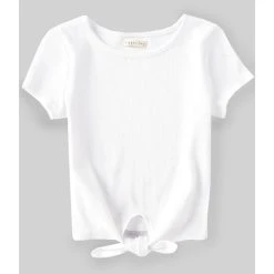 Flash Sale ???? Copper Key Big ???? Girls 7-16 Short Sleeve Tie Front Ribbed Tee Blue Tint ⭐ 8 Flash Sale ???? Copper Key Big ???? Girls 7-16 Short Sleeve Tie Front Ribbed Tee Blue Tint ⭐ -Copper Key Shop unnamed file 2292