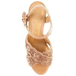 Best deal ???? Copper Key Wildflower Raffia Wrapped Wedges Ibiza Nude ✔️ -Copper Key Shop unnamed file 2323