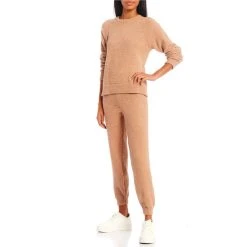 Promo ???? Copper Key Coordinating Cozy Teddy Crew Neck Sweater Ivory ⌛ -Copper Key Shop unnamed file 237