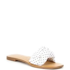 Wholesale ???? Copper Key Sunshine Dot Print ???? Sandals Black/white ????