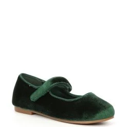 New ⌛ Copper Key ???? Girls' Darrling Velvet Velcro Mary Janes (Toddler) Evergreen ⌛ -Copper Key Shop unnamed file 276