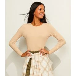 Flash Sale ???? Copper Key Long Sleeve Ribbed Knit Tee Ivory ???? -Copper Key Shop unnamed file 280