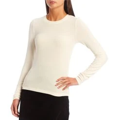 Flash Sale ???? Copper Key Long Sleeve Ribbed Knit Tee Ivory ???? -Copper Key Shop unnamed file 287