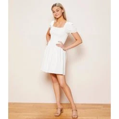 Buy ???? Copper Key Textured Puff Sleeve Smocked ???? Dress Black ???? -Copper Key Shop unnamed file 296