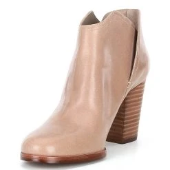 Top 10 ???? Copper Key Rockstar Leather Block Heel Booties Boho Taupe ❤️ -Copper Key Shop unnamed file 3