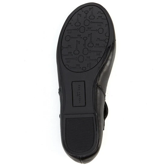 Discount ???? Copper Key ???? Girls' Quetee Scalloped Leather Mary Jane Flats (Youth) Black ???? 6 Discount ???? Copper Key ???? Girls' Quetee Scalloped Leather Mary Jane Flats (Youth) Black ???? - Image 6