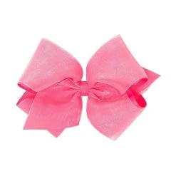 Deals ???? Copper Key ???? Girls King Pinch Clip Organza Hair Bow White ????