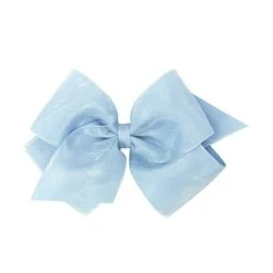 Deals ???? Copper Key ???? Girls King Pinch Clip Organza Hair Bow White ???? -Copper Key Shop unnamed file 317