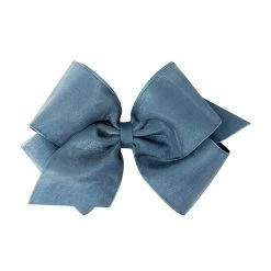 Deals ???? Copper Key ???? Girls King Pinch Clip Organza Hair Bow White ???? -Copper Key Shop unnamed file 321