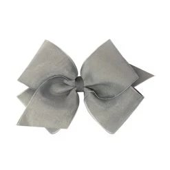 Deals ???? Copper Key ???? Girls King Pinch Clip Organza Hair Bow White ???? -Copper Key Shop unnamed file 327