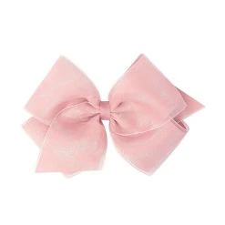 Deals ???? Copper Key ???? Girls King Pinch Clip Organza Hair Bow White ???? -Copper Key Shop unnamed file 331