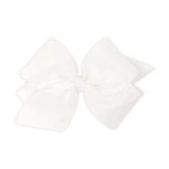 Deals ???? Copper Key ???? Girls King Pinch Clip Organza Hair Bow White ???? -Copper Key Shop unnamed file 332